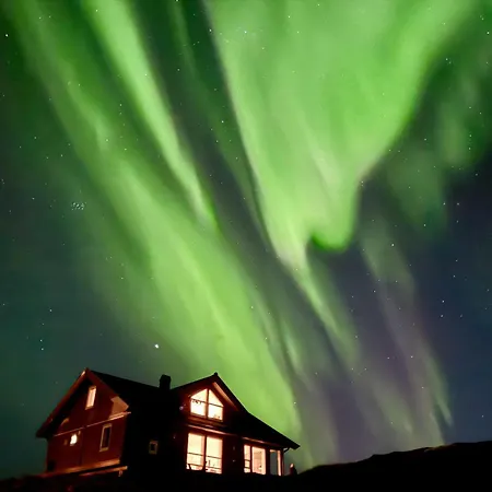 Midnightsun Aurora Golf Beach Horses Gimsoy Exterior photo